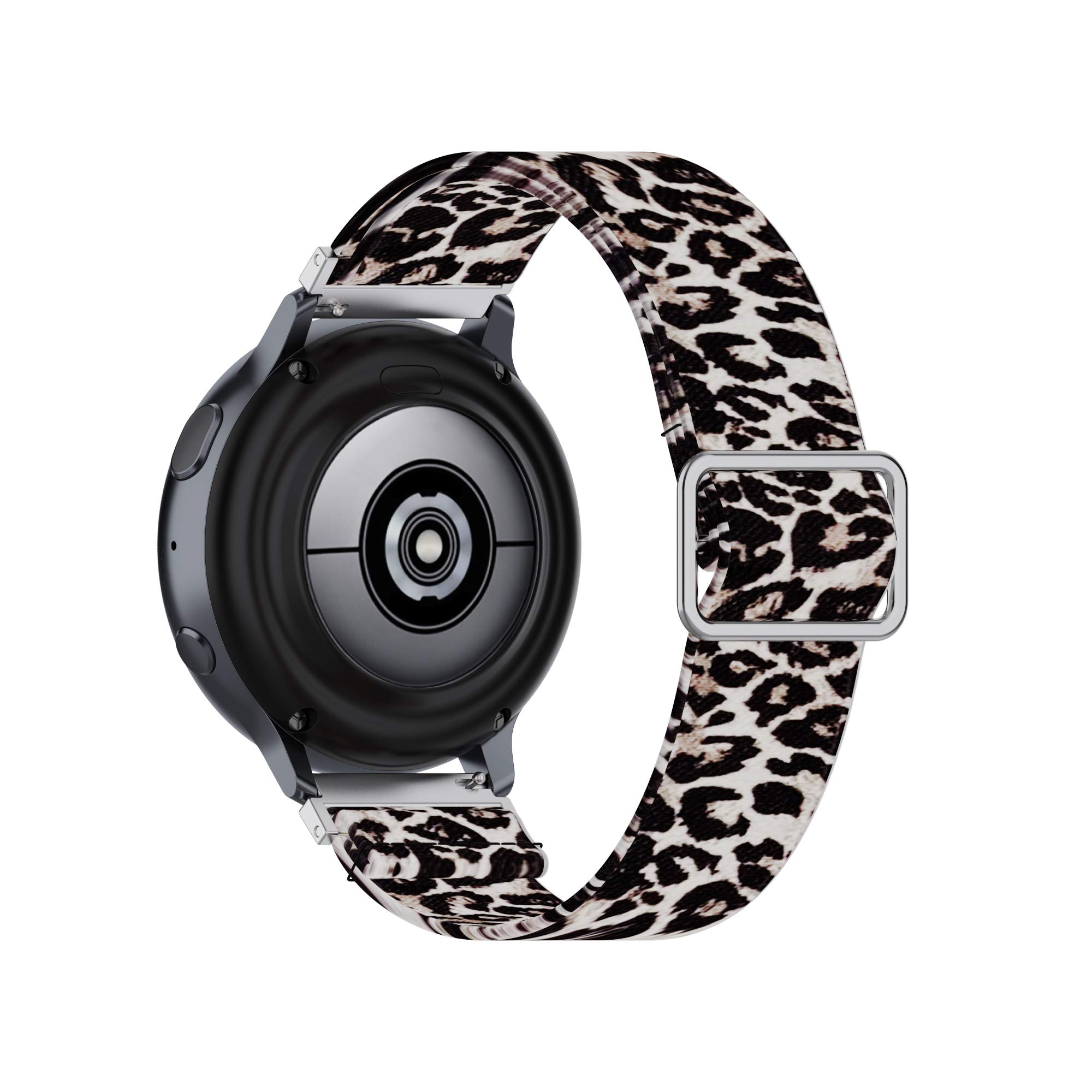 FitTurn Elastic Bands for Amazfit Bip 3 GTS 3 GTS 2 GTS 2e GTS 4 Mini 2 Mini GTR 42mm Leopard Pattern Sport Strap Wristbands - View 5 of 8