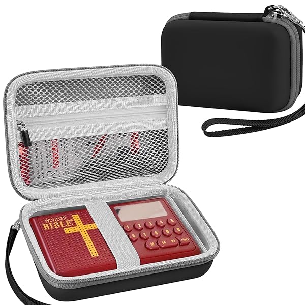 Leayjeen Leayjeen Travel Carry Case for Wonder Bible NIV - Durable Blue Case for Audio Bible Player