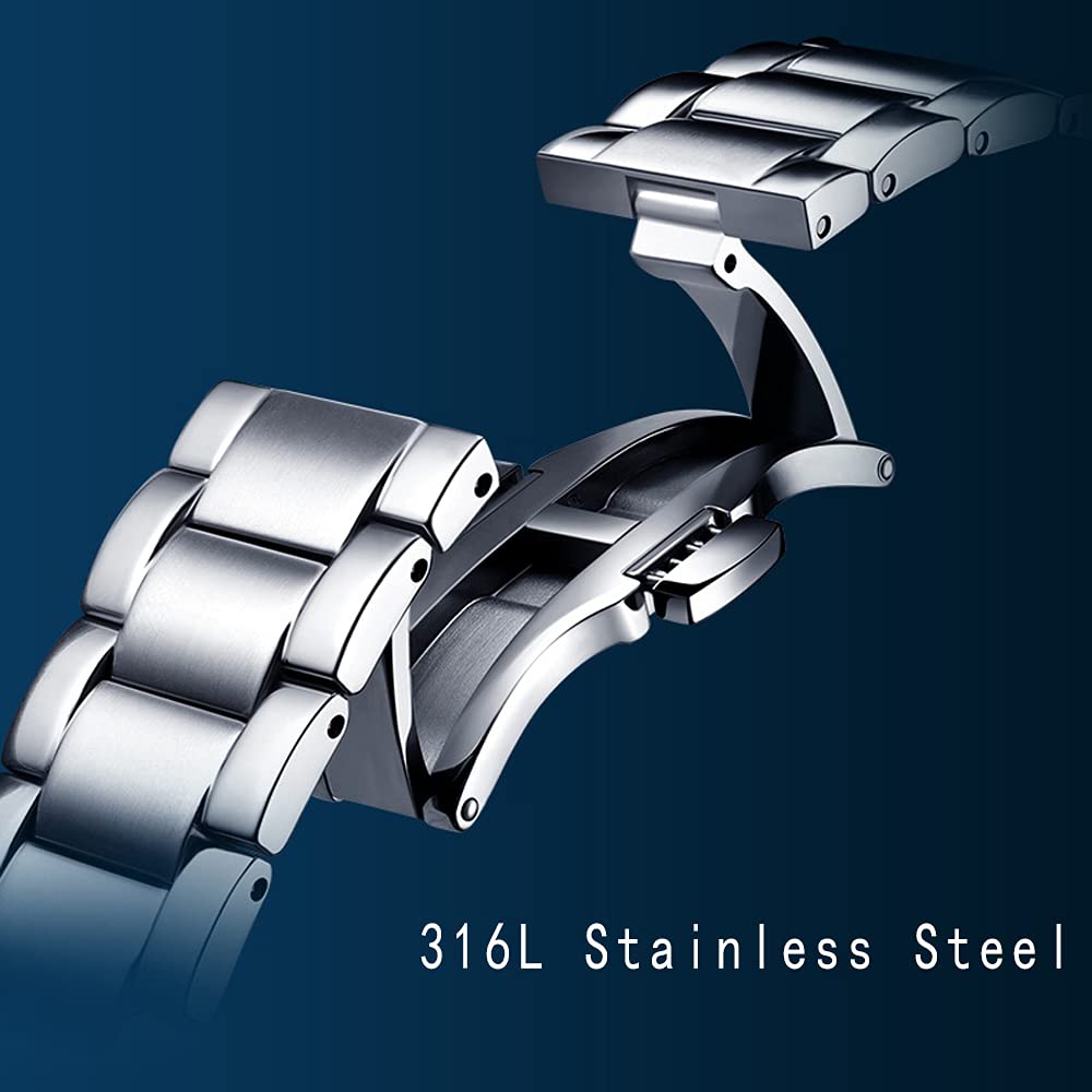 CRRJU CRRJU Fashion Watches for Men,Casual Calendar Militry 3ATM Waterproof Watches,316L Stainsteel Steel Strap Watch - View 6 of 9