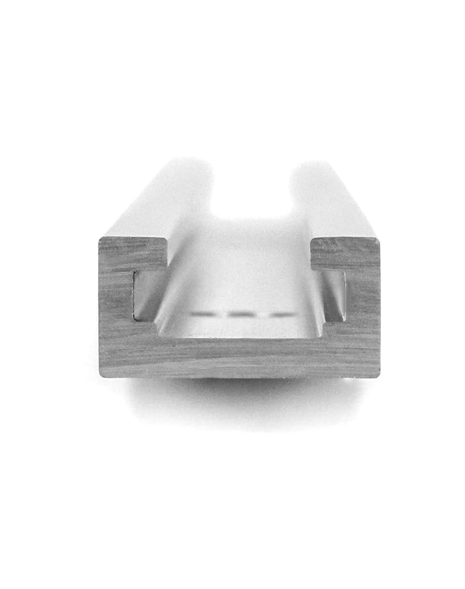 QWORK QWORK Aluminum T Track, 2 Pack 12 Inch Universal Double Cut Profile T Track, with Predrilled Mounting Holes and Screws, Woodworking and Fixtures, for - View 2 of 8