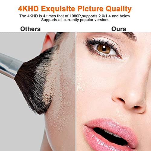 Adoreen Adoreen 4K HDMI Cable 3 Feet 2 Pack High Speed 18Gbps HDMI 2.0 Braided Cord Compatible with UHD TV PC PS3 PS4 with 5 Cable Ties - View 3 of 7