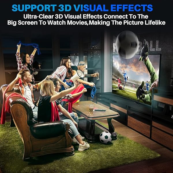 Adoreen 4K HDMI Cable 20 Feet 2 Pack High Speed 18Gbps Braided HDMI 2.0 Cord 4K 60Hz 2K 1080P Compatible with UHD TV PC PS5 Xbox and 5 Ties - View 7 of 7