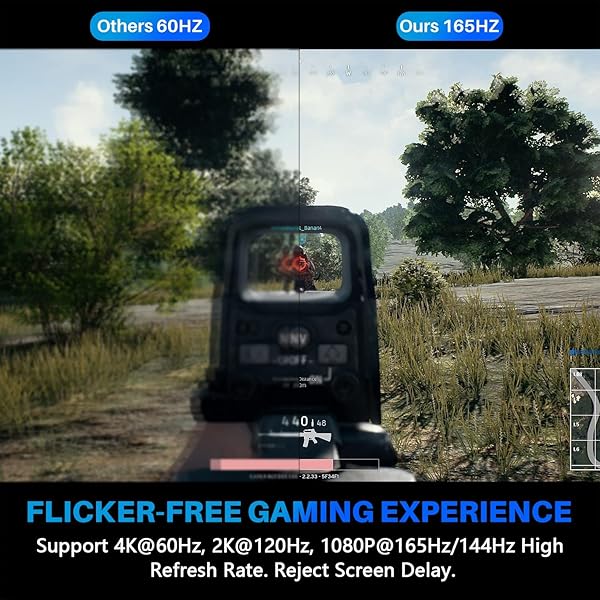 Adoreen Adoreen 25ft DisplayPort Cable 4K 60Hz Braided DP 1.2 for Gaming Monitor PC Laptop TV with 5 Velcro Cable Ties - View 2 of 7