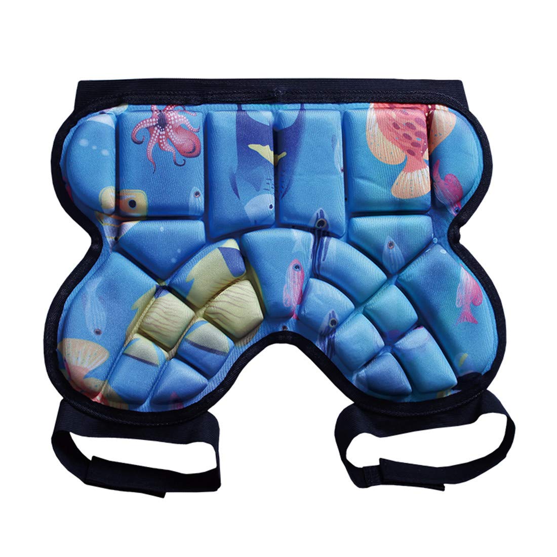 Topeter Youth Boys Butt Pads Snowboarding Hip Padded Impact Shorts Girls Sport Protective Gear Guard Pad for Skateboard Roller Skating Ski Snowboard Blue