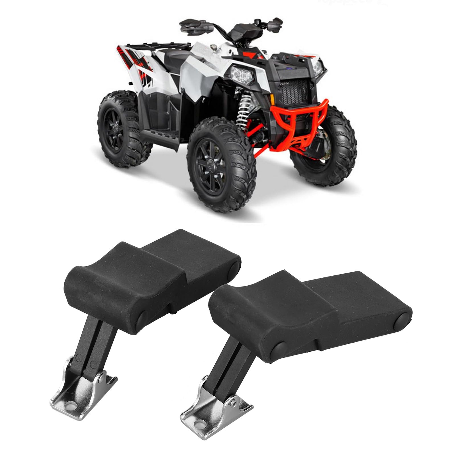 Akozon Polaris Sportsman 570 Front Storage,2pcs for Polaris Sportsman 570 Front Storage Rack Rubber Fit for Polaris Sportsman 450 570 850 Touring ETX - View 5 of 9