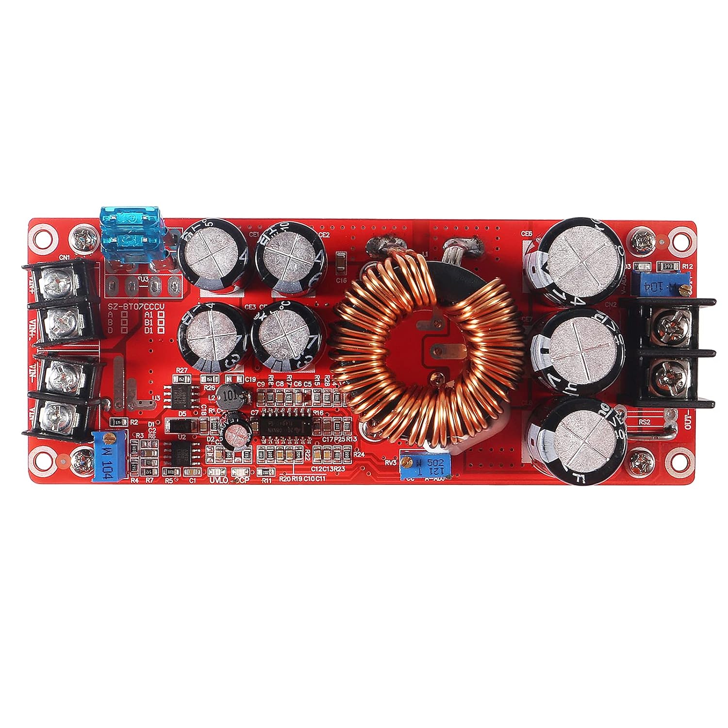 ACEIRMC ACEIRMC 1200W 20A DC Converter Boost Car Power Supply Module 8-60V to 12-83V High Efficiency Step-up Solution - View 3 of 7