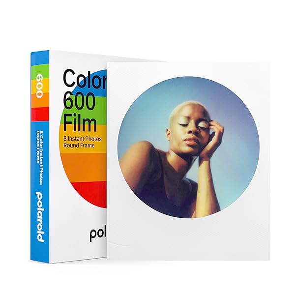 Polaroid Polaroid Color Film for 600 - Round Frame (6021) | Vibrant Instant Photos - View 3 of 6