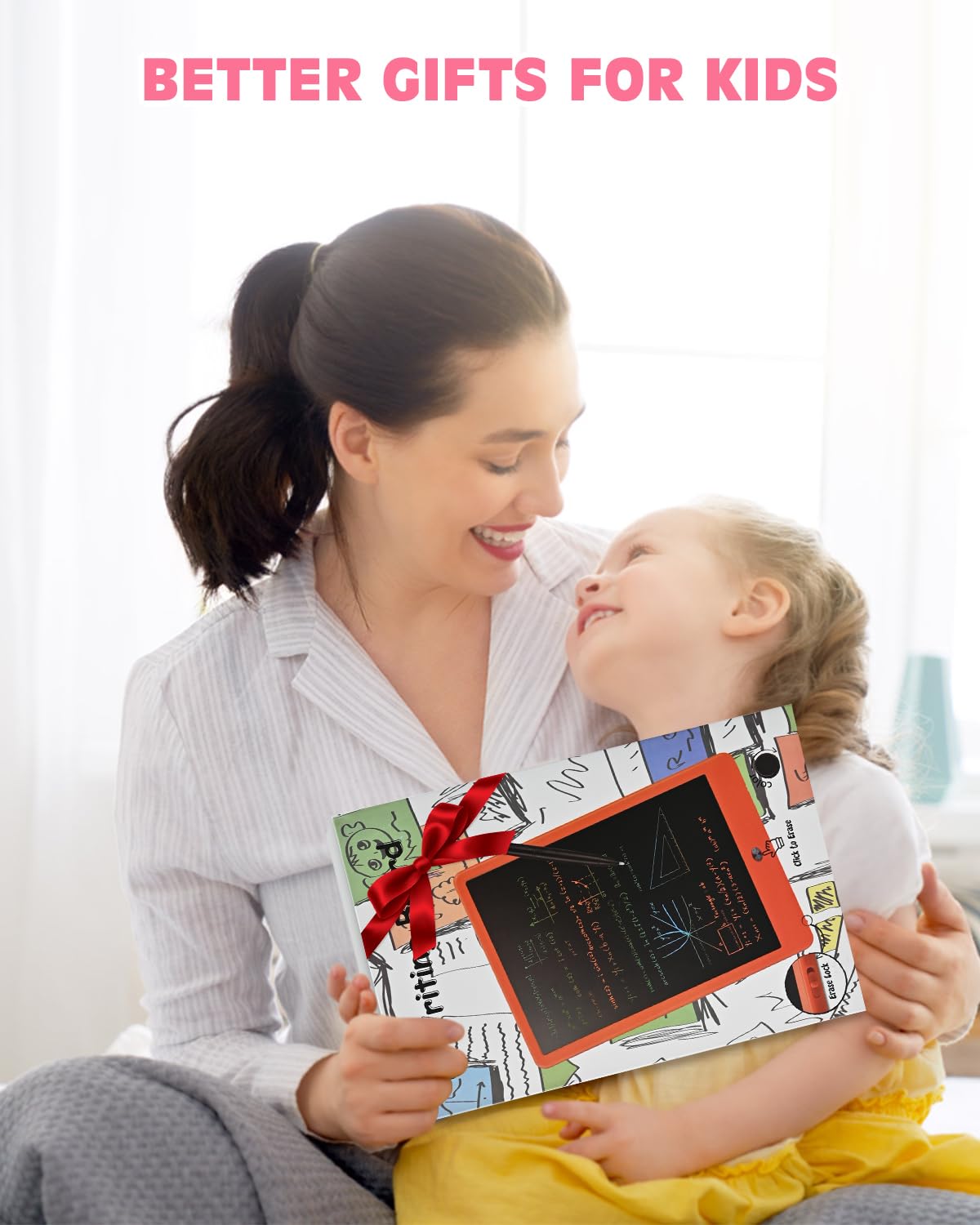 PINKCAT PINKCAT LCD Writing Tablet, Doodle Board Toys Gifts for 3-8 Year Old Girls Boys, 10 Inch Mess Free Coloring Books, Drawing Pad for Kids, Gifts for - View 7 of 7