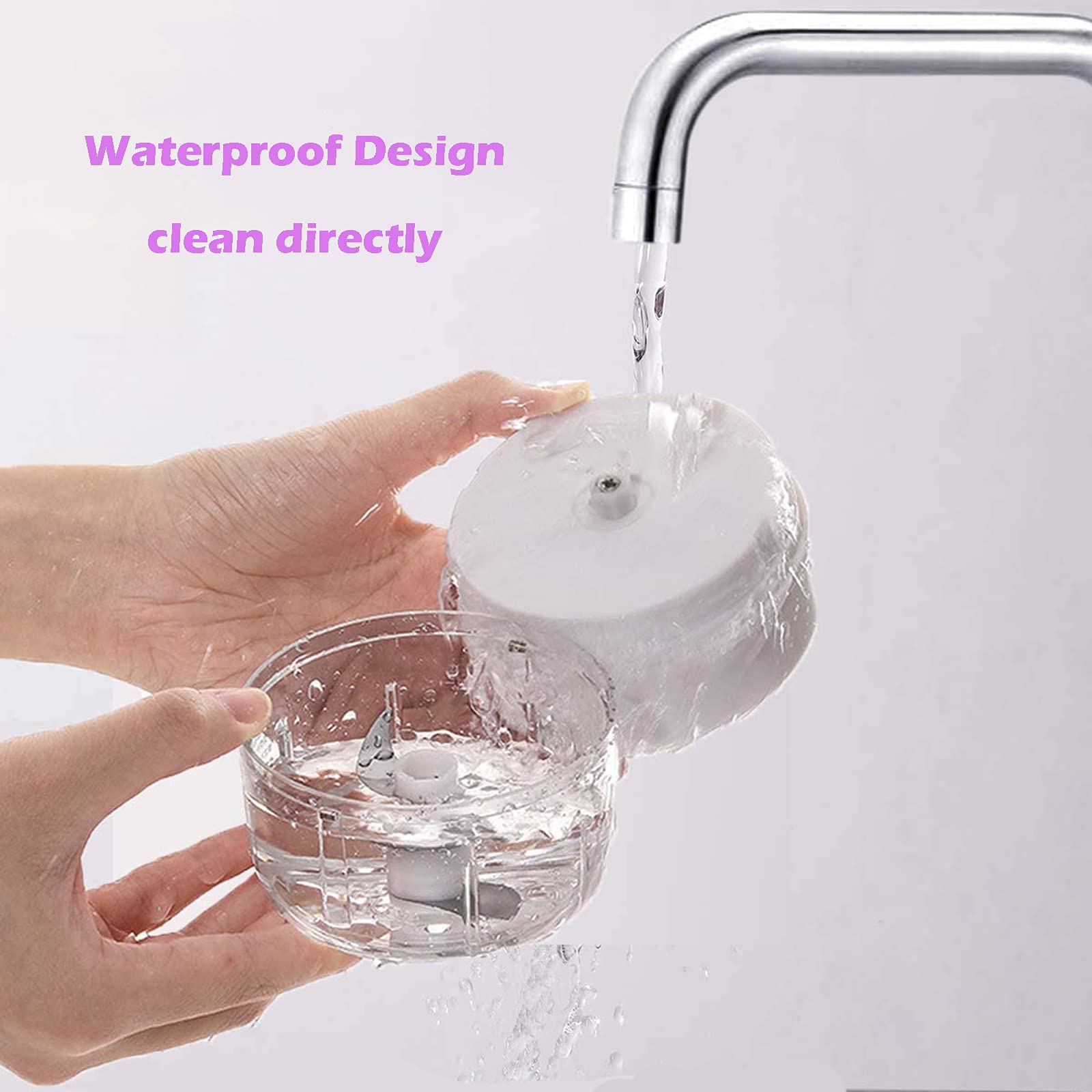 Electric Mini Food Chopper Rechargeable Small Processor for Garlic Onion Veggie Ginger Fruit Blender 250ml 100ml Green - View 3 of 6