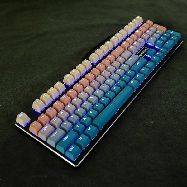 YMDK YMDK Double Shot 108 Dyed PBT Shine Through Keycap Night Sunset for MX Switches Mechanical Keyboard Only Keycap - View 3 of 6
