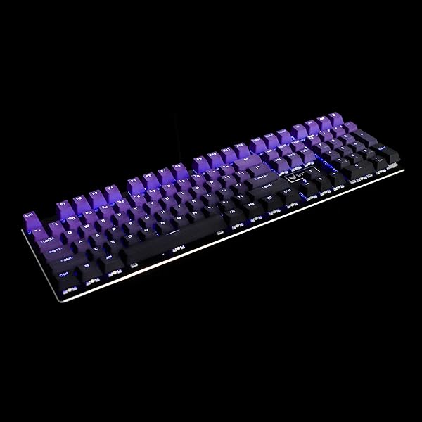YMDK YMDK Double Shot 108 Dyed PBT Shine Through OEM Profile Purple Gradient Keycap for MX Switches Mechanical Keyboard Only Keycap - View 3 of 4