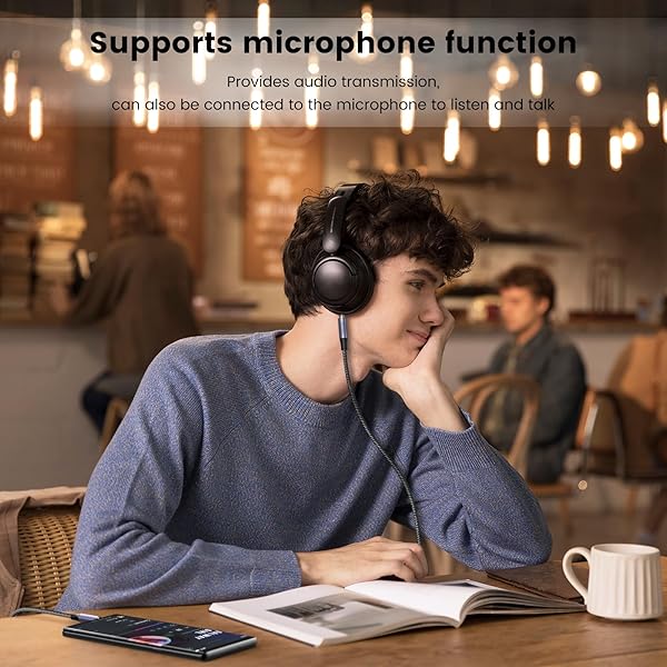 MOSWAG MOSWAG 3.5mm Audio Cable 6.6FT Male to Male Stereo Aux Cord for Headphones PS4 Smartphone Tablets PC Laptop and More - View 6 of 7