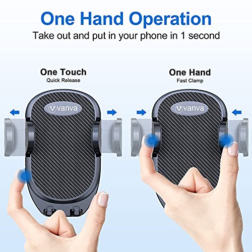 vanva Vanva Military Grade Protection Universal Air Vent Car Mount for Big Phones and Thick Cases Compatible with All Apple iPhones - View 6 of 7