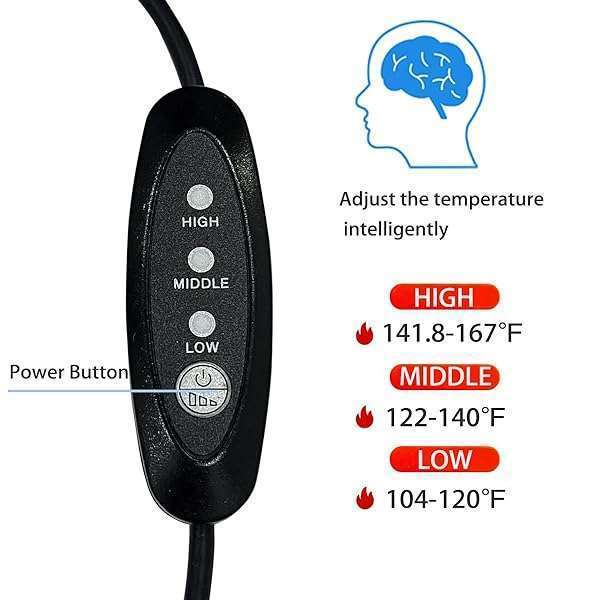 MOVE SHOOT MOVE Lens Warmer with Cold Flexible Cable Down to -25?, 350mm Dew Heater Strip Prevents Lens from Dew, Fog and Condensation for Astrophotography, Lens Heater Compatible w/ Telescope and Camera in 4.26" - View 9 of 9