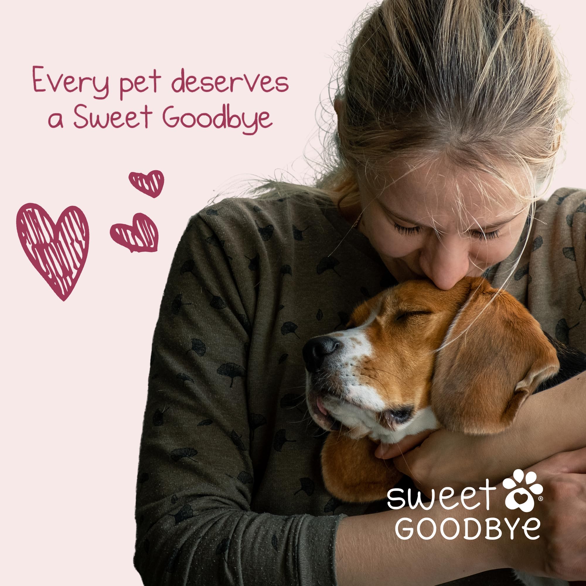 Sweet Goodbye Cocoon Eco-Friendly Pet Burial and Cremation Ceremony Kit for All Pets Choose Size and Color Small Black Magenta - View 9 of 9