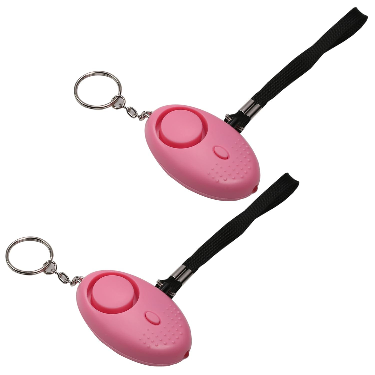 Aicosineg Aicosineg 2Pcs 130DB Personal Security Alarm Keychain with LED Lights for Women Men Children Elderly Red Emergency Safety Device - View 2 of 6