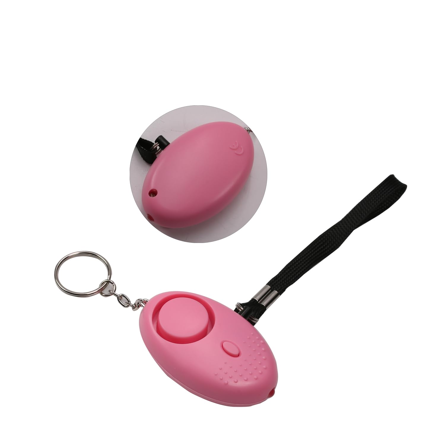 Aicosineg Aicosineg 2Pcs 130DB Personal Security Alarm Keychain with LED Lights for Women Men Children Elderly Red Emergency Safety Device - View 5 of 6