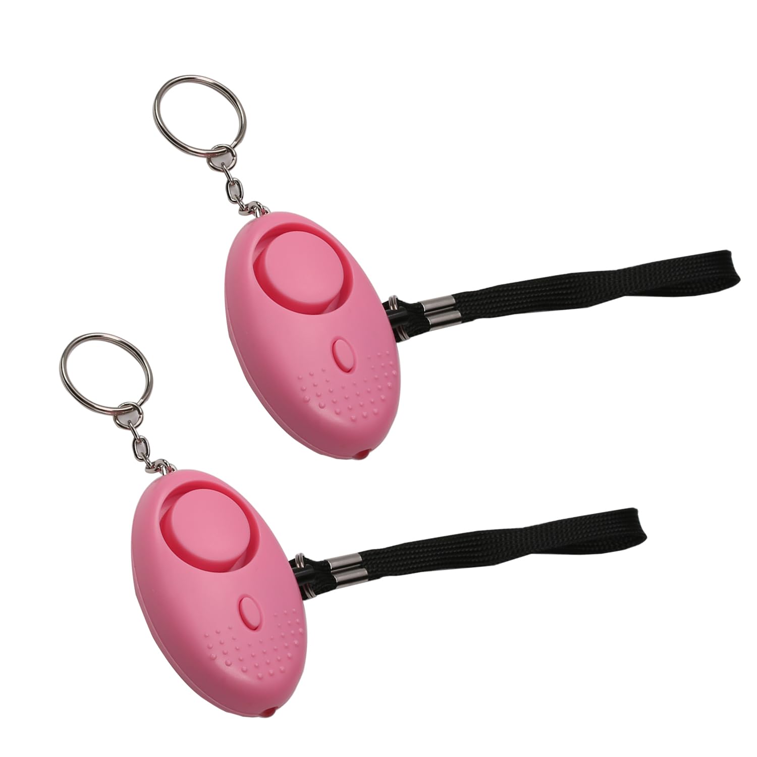 Aicosineg Aicosineg 2Pcs 130DB Personal Security Alarm Keychain with LED Lights for Women Men Children Elderly Red Emergency Safety Device - View 6 of 6