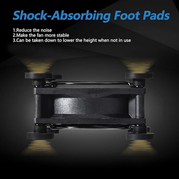 SCCCF SCCCF Dual 80mm USB Speed Control Fan Portable Cooling Fan for TV Receiver Router DVR PlayStation Xbox Computer Cabinet Cooler - View 6 of 7