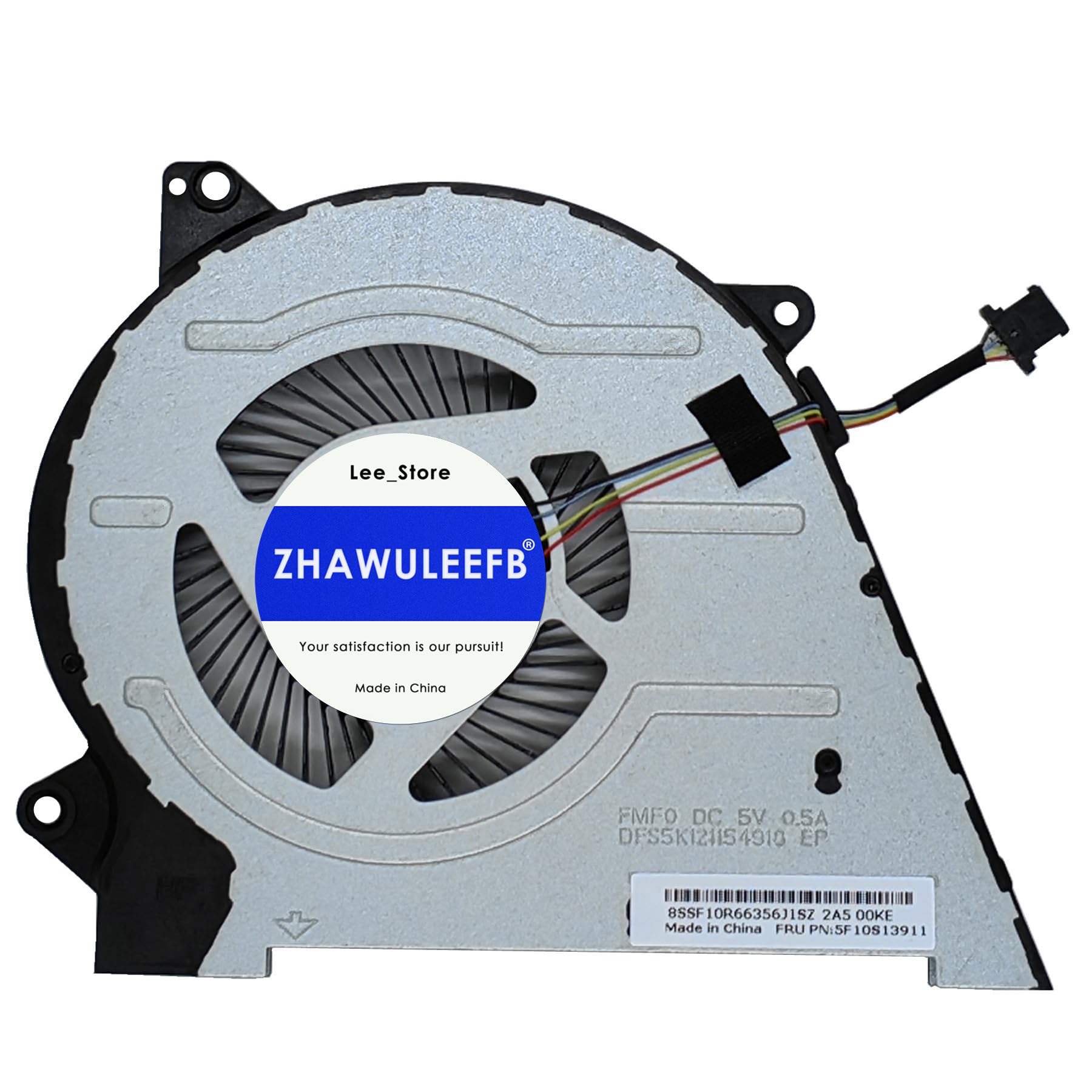 ZHAWULEEFB Replacement Laptop CPU Cooling Fan for Lenovo IdeaPad Flex 5 14 Series 5F10S13911 NS85C44-19J01 DFS5K121154918
