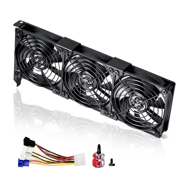 SCCCF SCCCF 3x90mm 92mm Graphic Card Fans 11 Inch Length Graphics Card Cooler for Desktop and Laptop