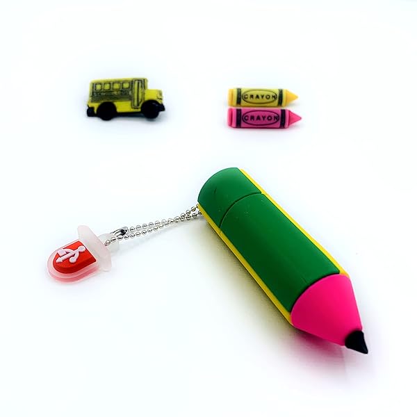 Mall of Style Mall of Style 16GB USB Flash Drive for Students Fun Green and Yellow Thumb Drive Back to School Cool Pen Drive for Young Adults - View 2 of 6
