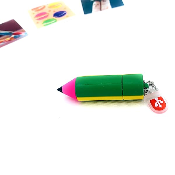 Mall of Style Mall of Style 16GB USB Flash Drive for Students Fun Green and Yellow Thumb Drive Back to School Cool Pen Drive for Young Adults - View 6 of 6