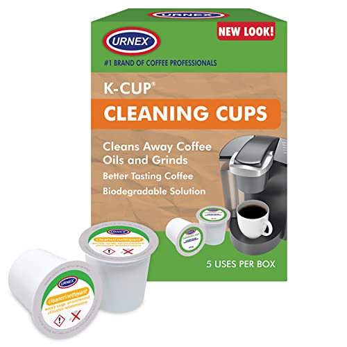Urnex Urnex Cleaning Pods for Keurig 1.0 & 2.0 - 5 Pods for All Single Serve Coffee Machines