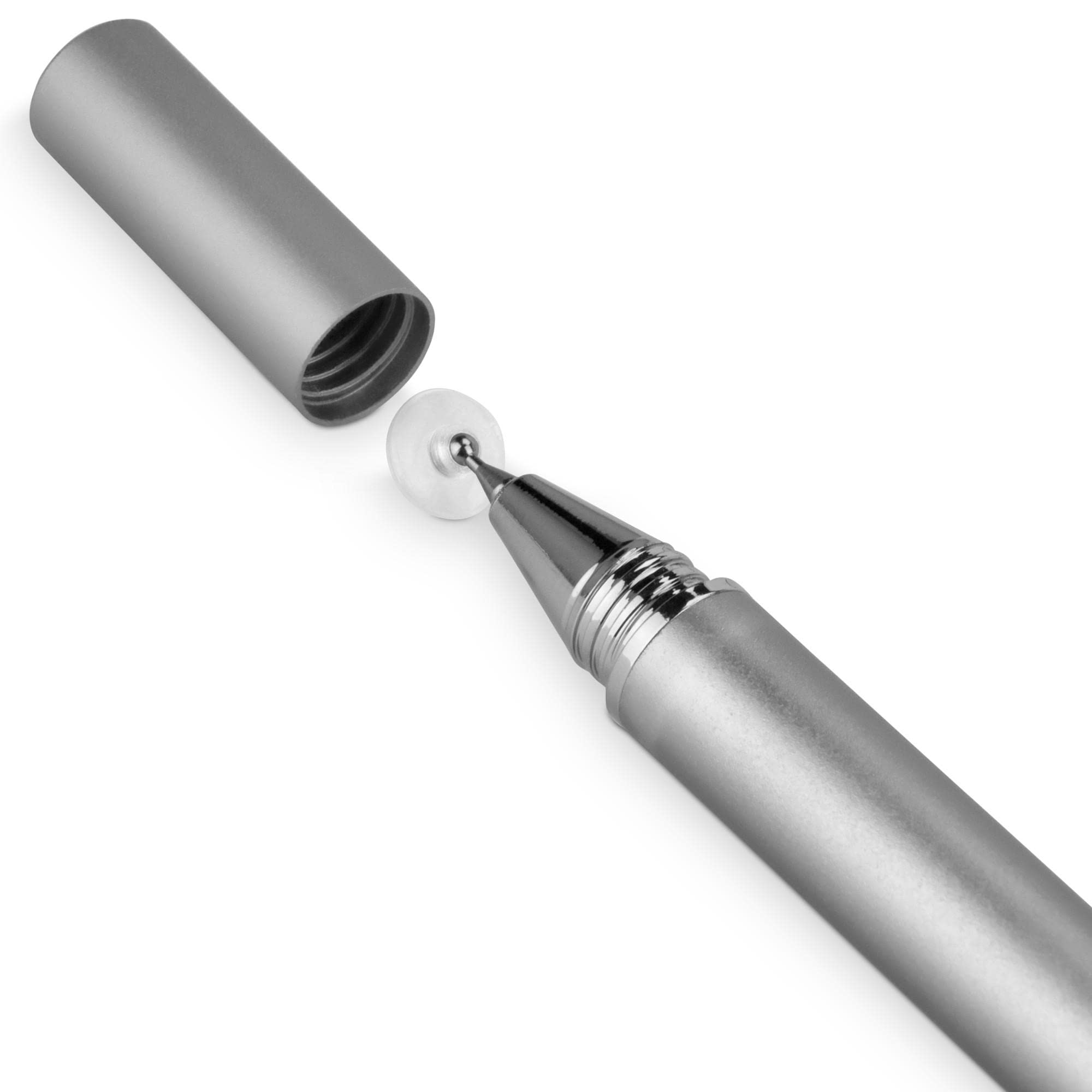 BoxWave BoxWave Stylus Pen Compatible with ASUS Chromebook Flip C433 - FineTouch Capacitive Stylus, Super Precise Stylus Pen - Metallic Silver - View 2 of 9
