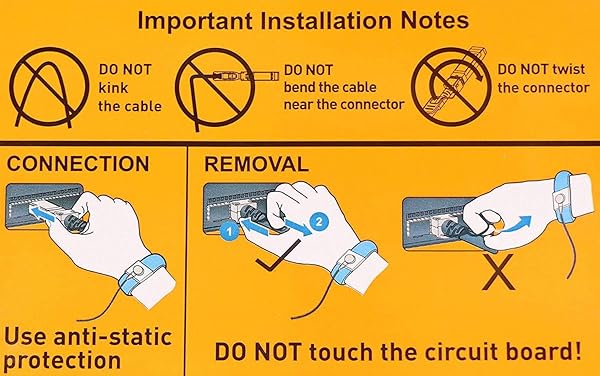 TRANSUTON 10G SFP+ DAC Twinax Cable 0.5M for Ubiquiti Cisco Mikrotik Netgear Supermicro D-Link 10Gb Gigabit Ethernet Copper Cable Orange Color - View 5 of 6
