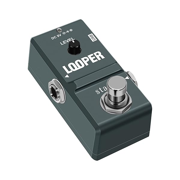 Stax Stax Looper Guitar Pedals: Unlimited Overdubs, 10 Min Looping, True Bypass & USB Port - Compact 3 Modes! - View 4 of 7