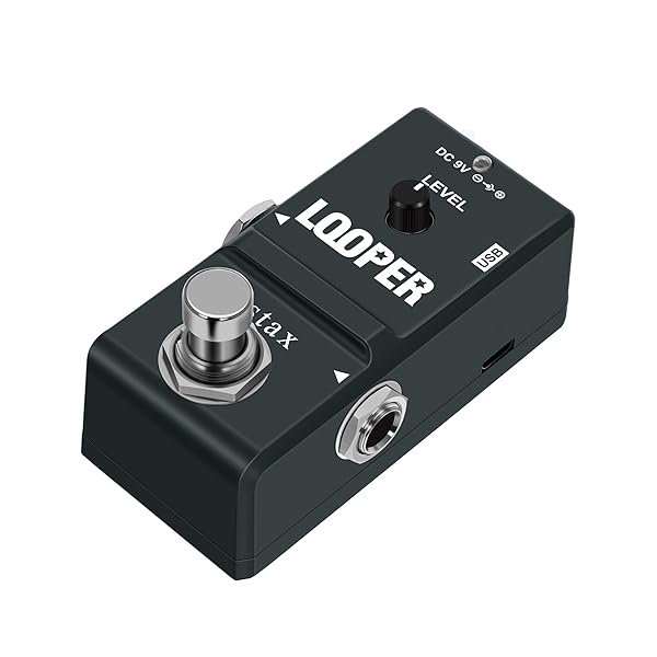 Stax Stax Looper Guitar Pedals: Unlimited Overdubs, 10 Min Looping, True Bypass & USB Port - Compact 3 Modes! - View 5 of 7