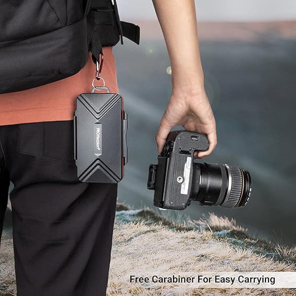 PROfezzion PROfezzion 36 Slots Memory Card Case: Water-Resistant SD/TF/CF Holder with Anti-Shock Design - Perfect for Organizing Your Cards - View 8 of 10