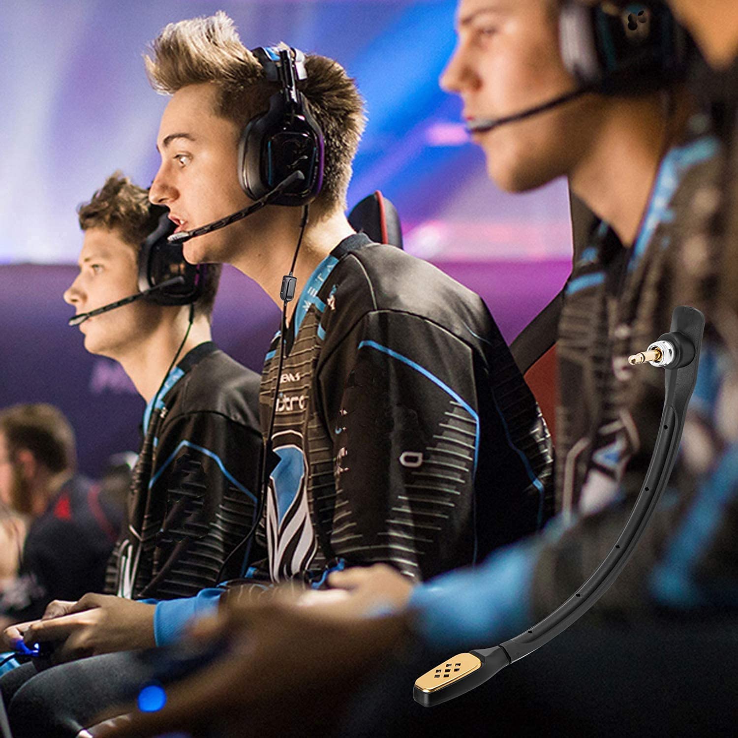 Smays Smays Mic Replacement for Astro A40 A40 TR Gaming Headset, Detachable Noise-Cancelling Boom Microphone Piece with Foam Cover - View 5 of 5