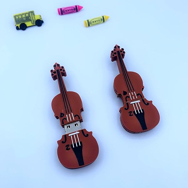 Mall of Style Violin Flash Drive 16GB Walnut USB Drive for Students Hobby Pen Drive Stick - View 3 of 6