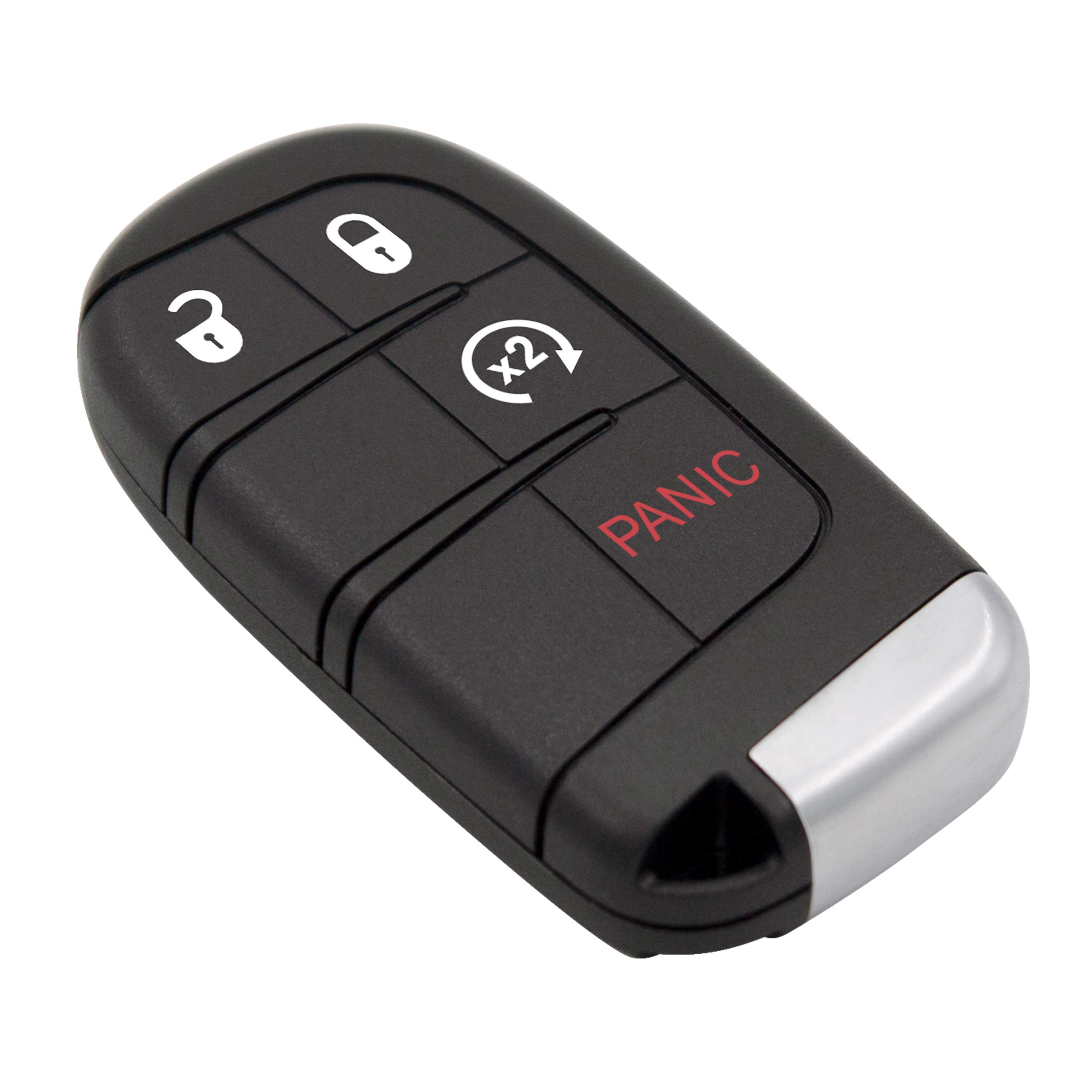 Keyless2Go Keyless2Go Replacement for 4 Button Proximity Smart Key for Jeep Renegade M3N-40821302 735636994 - View 2 of 6
