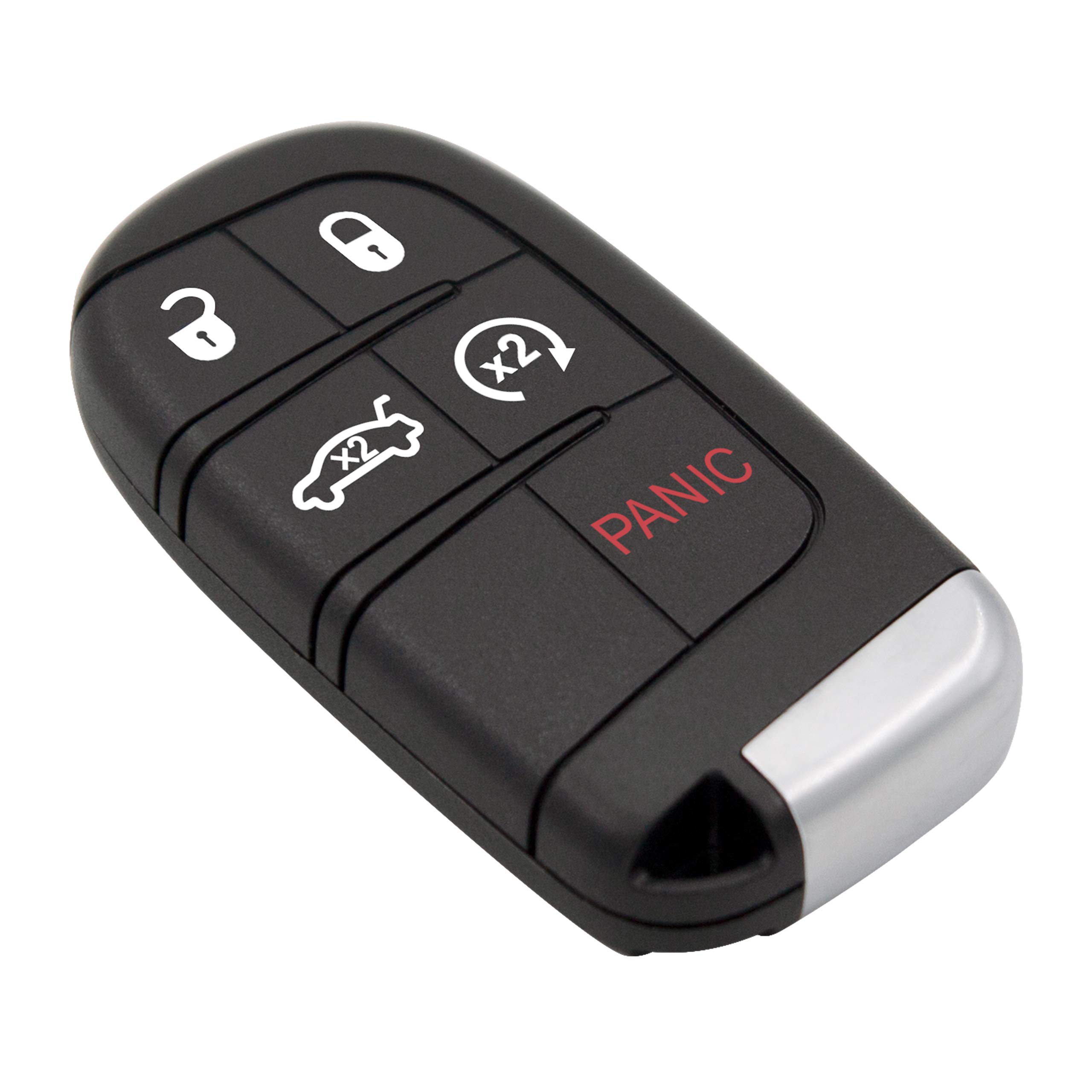 Keyless2Go Keyless2Go Replacement for 5 Button Proximity Smart Key for Chrysler Dodge M3M-40821302 68155687 AB - View 2 of 6