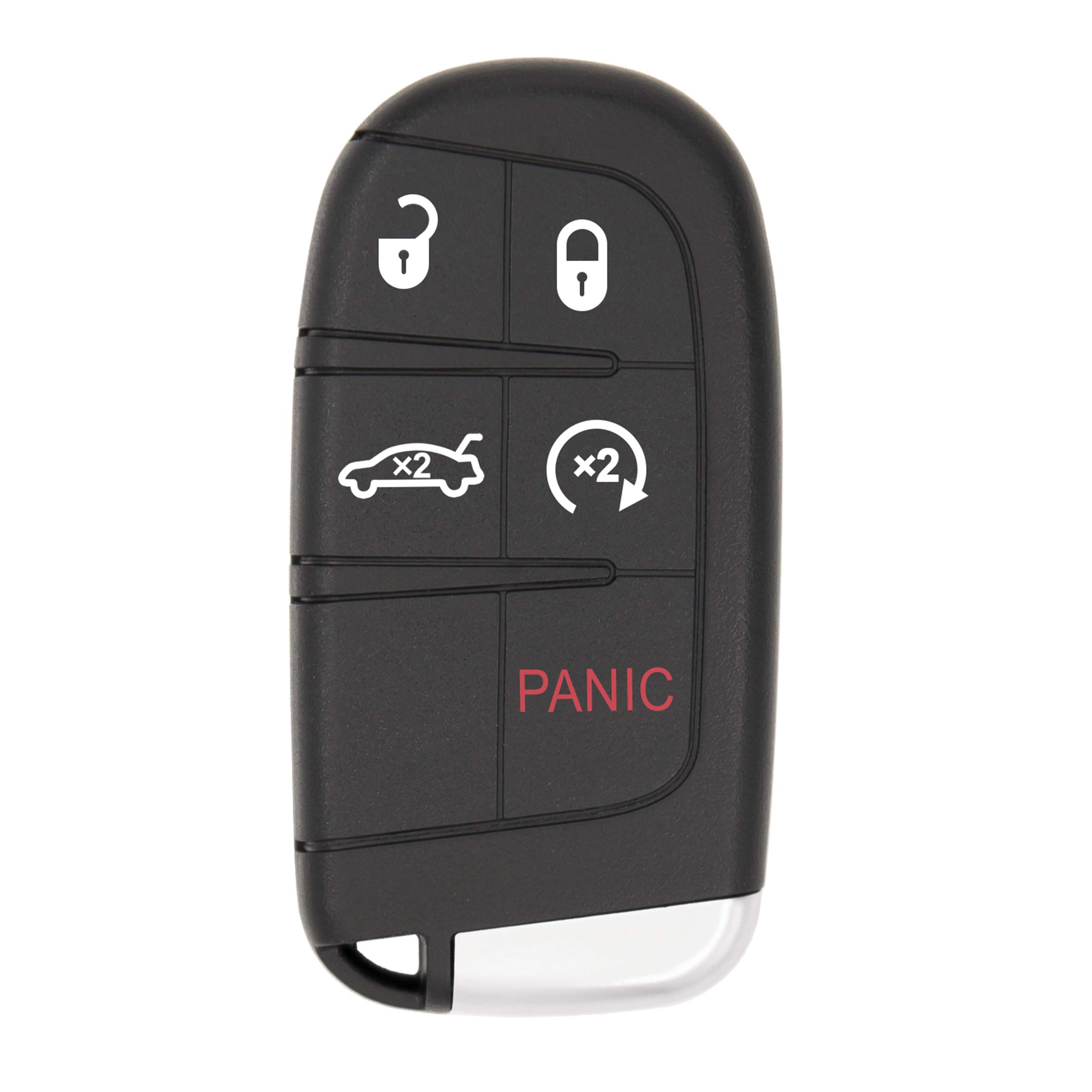 Keyless2Go Keyless2Go Replacement for 5 Button Proximity Smart Key for Chrysler Dodge M3M-40821302 68155687 AB
