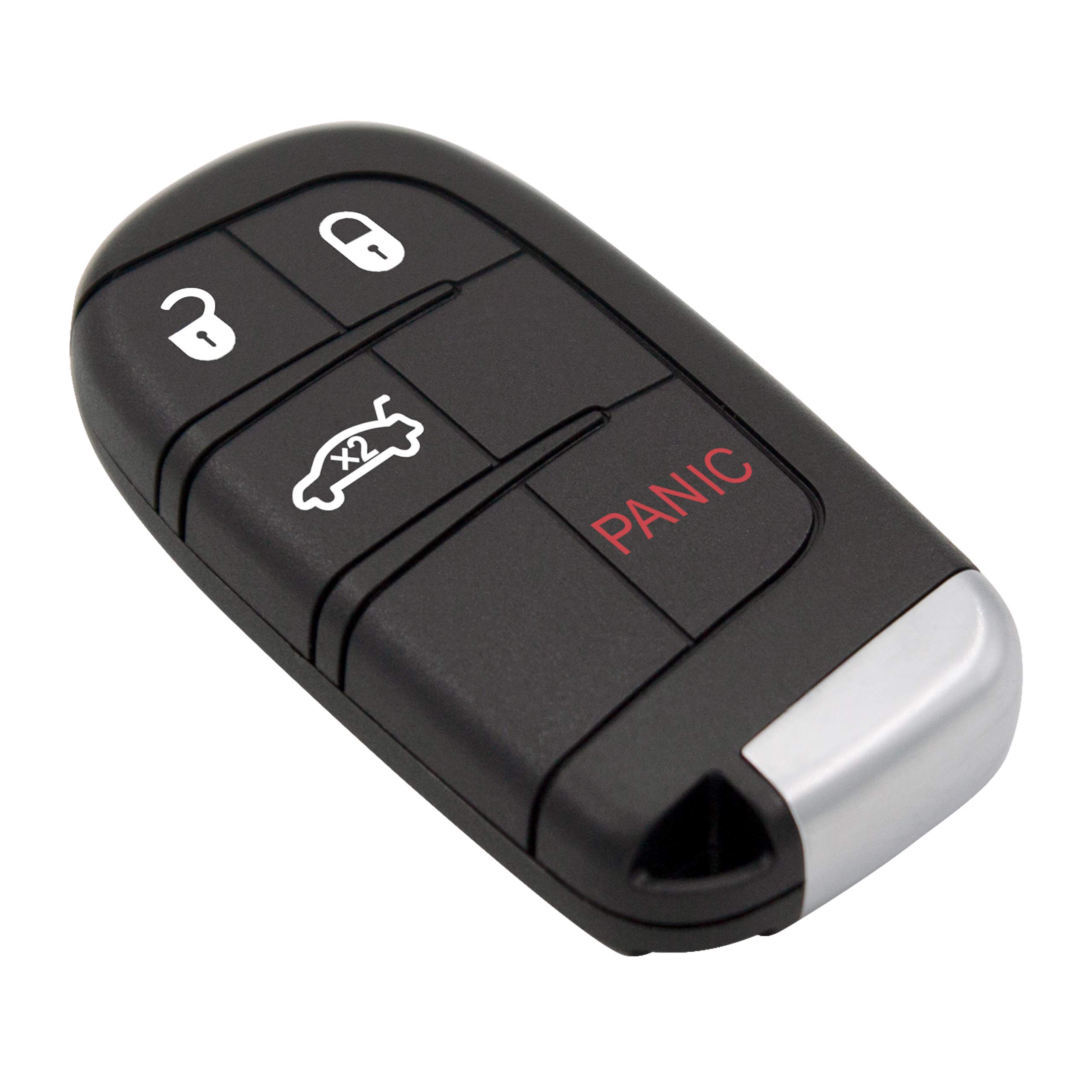 Keyless2Go Keyless2Go Replacement for 4 Button Proximity Smart Key for Chrysler Dodge M3M-40821302 68155686 AB - View 2 of 6