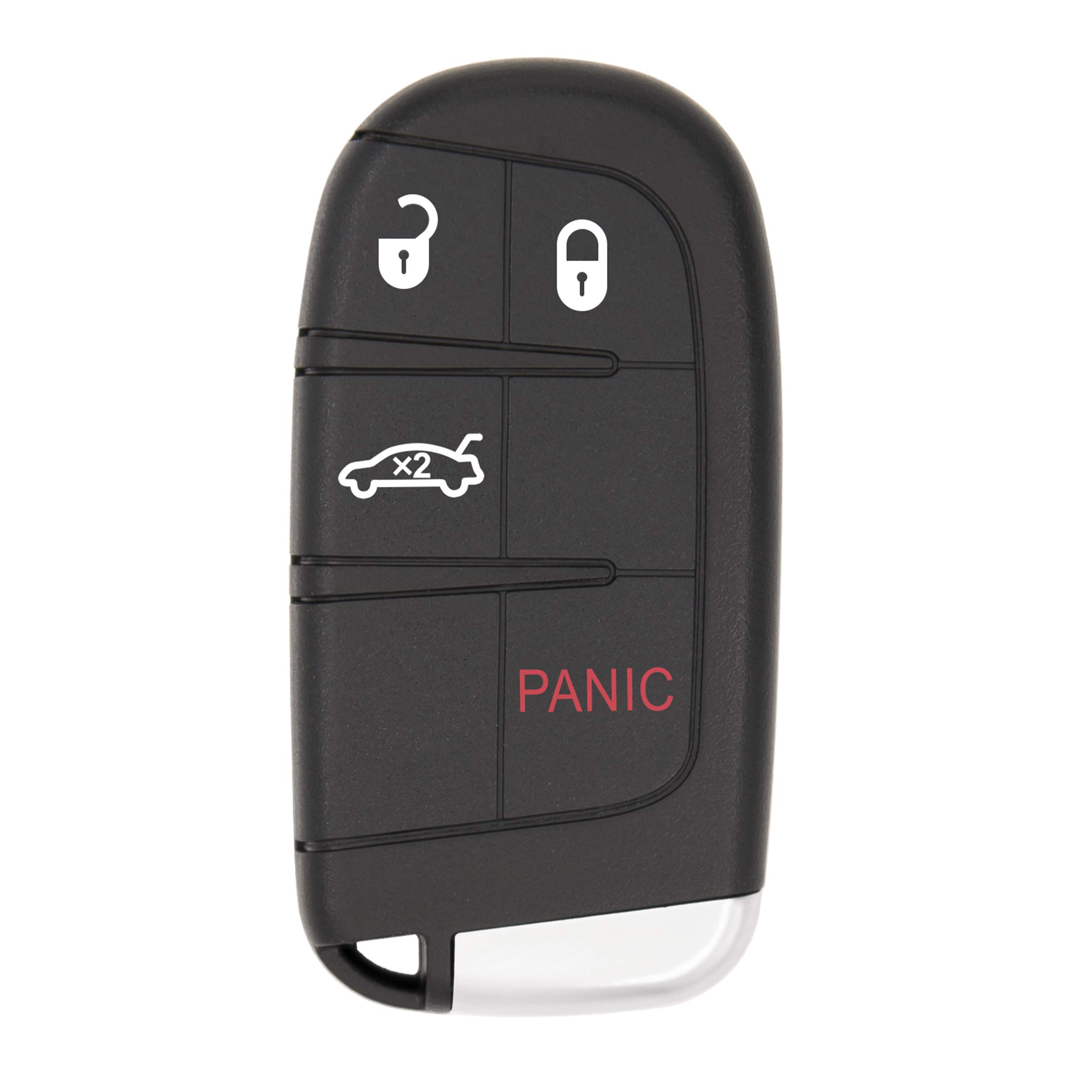 Keyless2Go Replacement for 4 Button Proximity Smart Key for Chrysler Dodge M3M-40821302 68155686 AB