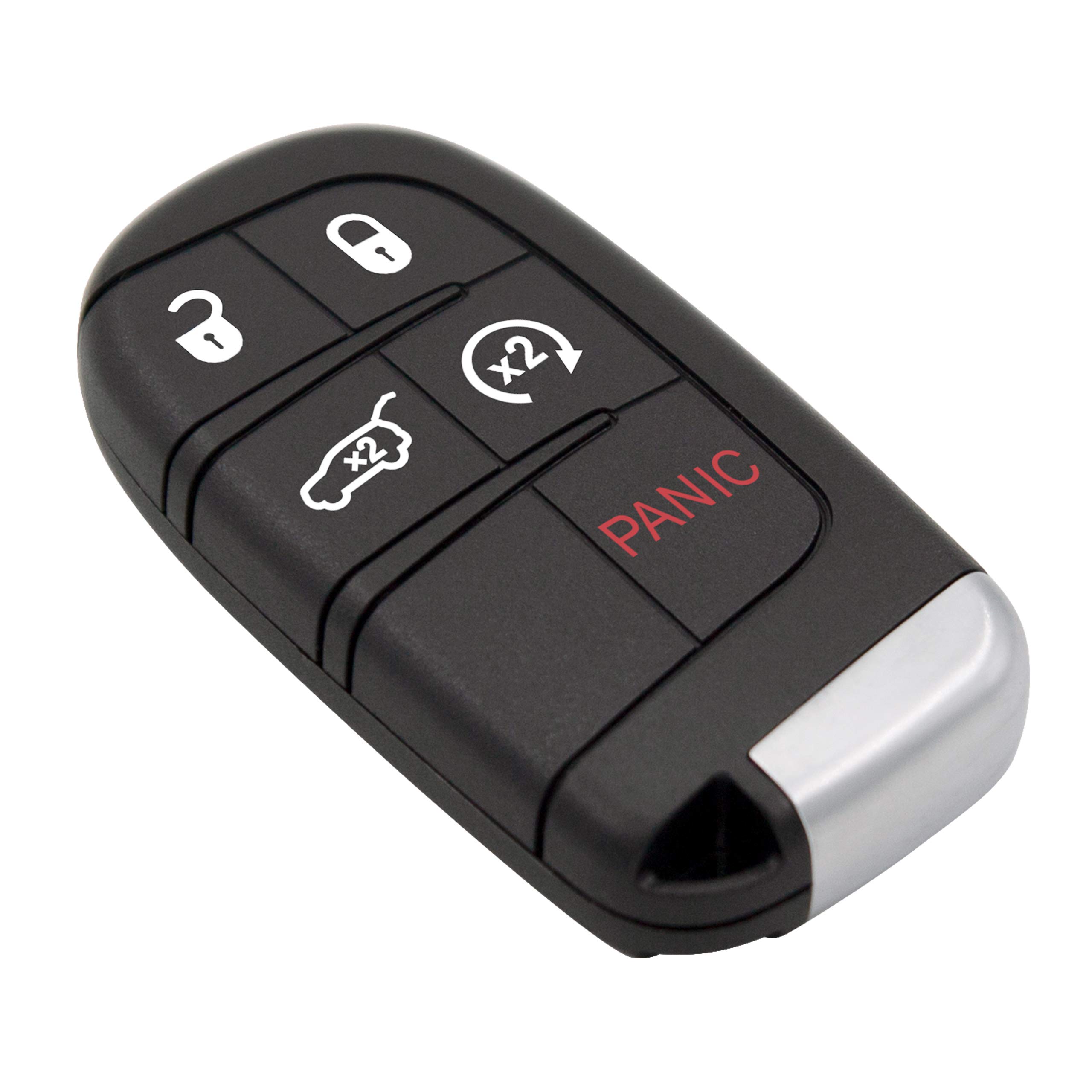 Keyless2Go Keyless2Go Replacement for 5 Button Proximity Remote Smart Key for Jeep Compass M3N-40821302 68250343 AB - View 2 of 6