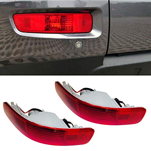 MACHSWON MACHSWON Rear Tail Fog Light Lamp Reflector Left Right Rear Bumper Tail Fog Light Reflector Left Right Compatible with Mitsubishi Outlander MK2 - View 4 of 8