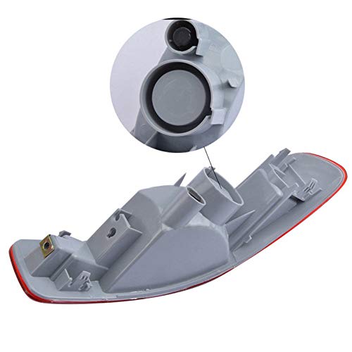 MACHSWON MACHSWON Rear Tail Fog Light Lamp Reflector Left Right Rear Bumper Tail Fog Light Reflector Left Right Compatible with Mitsubishi Outlander MK2 - View 8 of 8