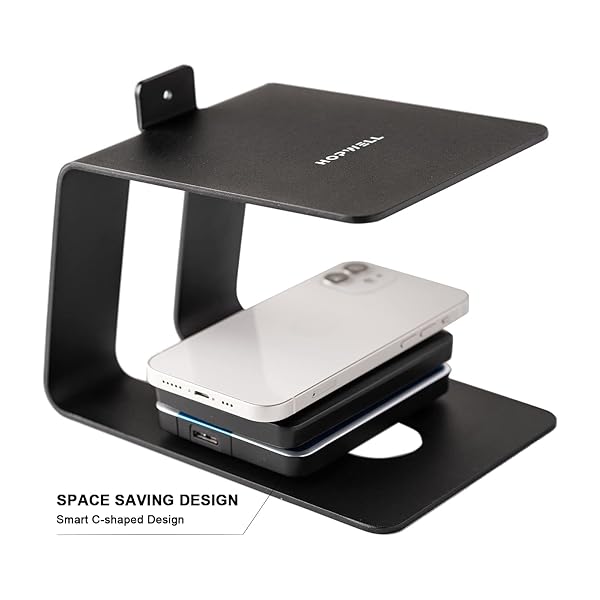 HOPWELL HOPWELL Desktop Speaker Stands Pair Professional Studio Monitor Stand for Bookshelf Speakers Premium Desk Surround Sound Speaker Riser - View 6 of 6