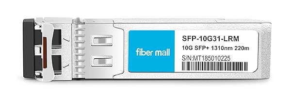 fiber mall 10G SFP LRM Module for Cisco Meraki MA-SFP-10GB-LRM 10GBASE-LRM 1310nm 220m/300m LC DOM MMF SMF Transceiver - View 3 of 6