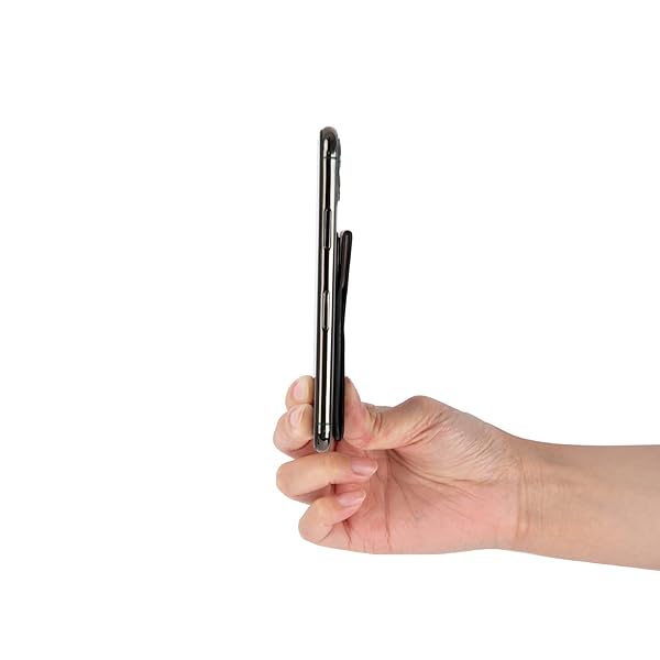 MOFT MOFT Phone Stand with 3M Adhesive - Slim Wallet Stand for iPhone & Android | 2 Viewing Angles (Pure Black) - View 5 of 7