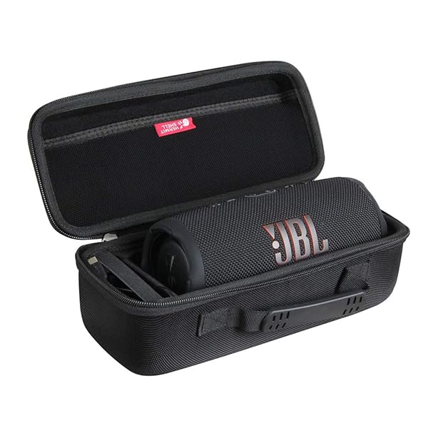 Hermitshell Travel Case for JBL Charge 5 and Charge 4 Portable Bluetooth Speaker Black