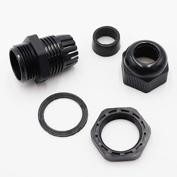 PENGLIN PENGLIN NPT1-1/4 Inch Nylon Cable Glands IP68 Waterproof Strain Relief Connector Black 5 Pack - View 7 of 7
