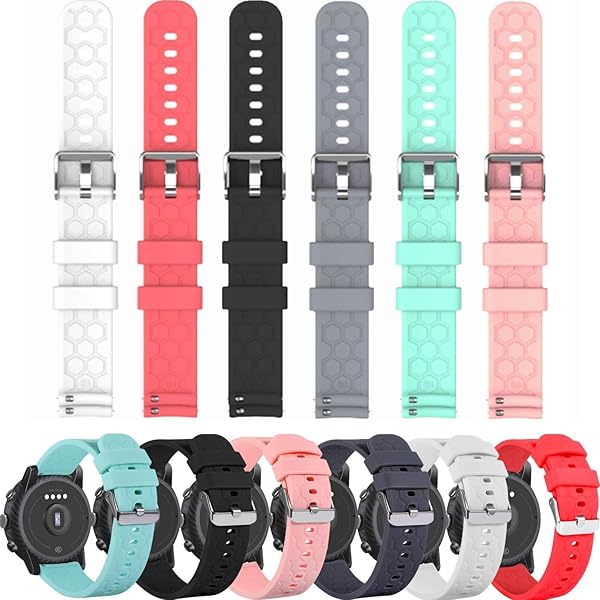 ECSEM iTouch Sport Explorer 3 Watch Bands Soft Silicone Waterproof Adjustable Quick Release Strap Replacement Wristbands for Men and Women