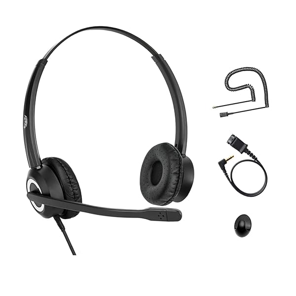 daily headset Noise Cancelling Cisco Headset with U10 Cable for IP Phones 6841, 6871, 7941G, 7961G & More